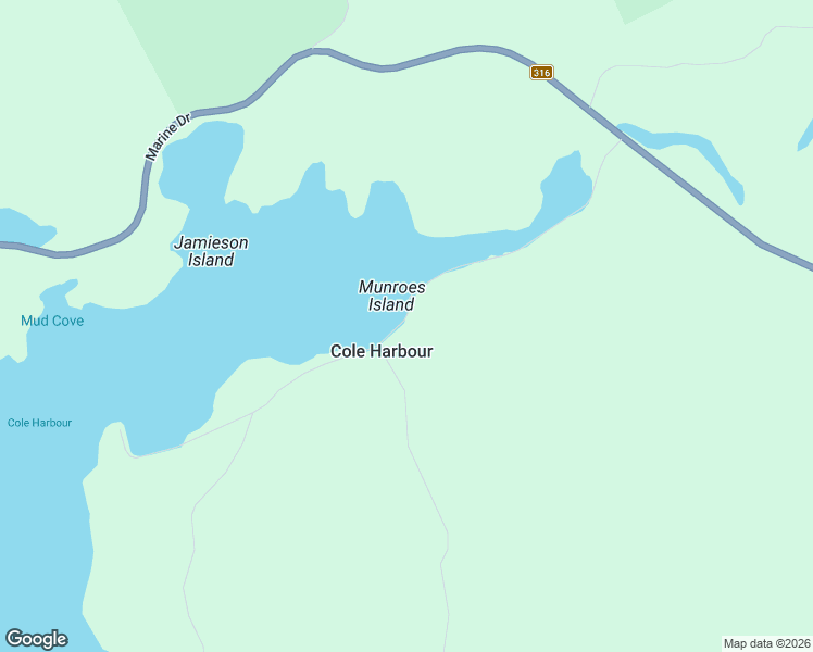 map of restaurants, bars, coffee shops, grocery stores, and more near 183 Cole Harbour Village Road in Larrys River