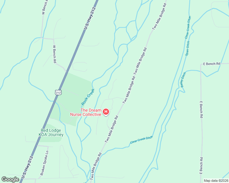 map of restaurants, bars, coffee shops, grocery stores, and more near 6 Spencer Road in Roberts