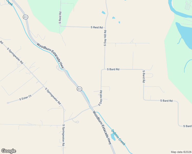 map of restaurants, bars, coffee shops, grocery stores, and more near 23851 South Day Hill Road in Estacada