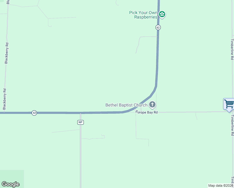 map of restaurants, bars, coffee shops, grocery stores, and more near 934 Wisconsin 42 in Ellison Bay