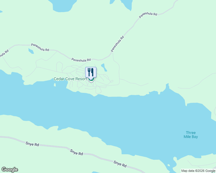 map of restaurants, bars, coffee shops, grocery stores, and more near 124 Cedar Cove Road in Lanark Highlands