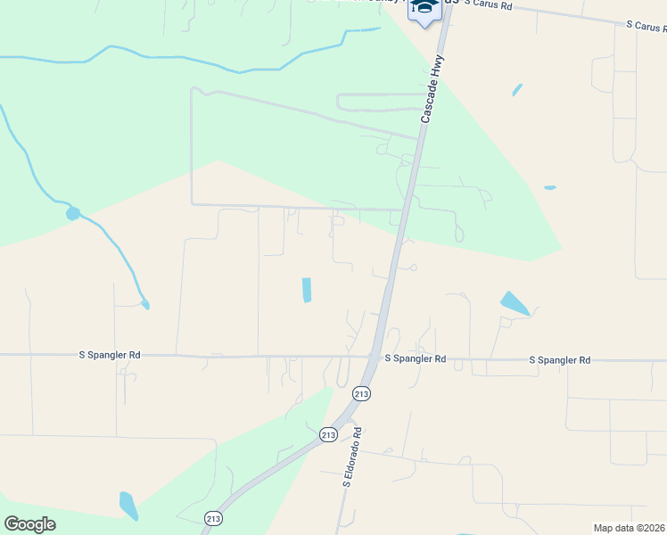 map of restaurants, bars, coffee shops, grocery stores, and more near 23823 Oregon 213 in Oregon City