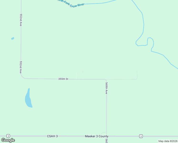 map of restaurants, bars, coffee shops, grocery stores, and more near 55744 355th Street in Grove City