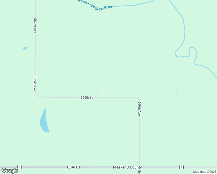 map of restaurants, bars, coffee shops, grocery stores, and more near 55744 355th Street in Grove City