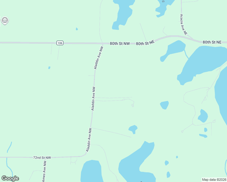 map of restaurants, bars, coffee shops, grocery stores, and more near 7636 Aladdin Avenue Northwest in Buffalo