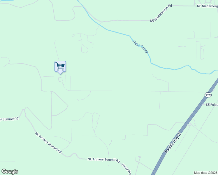 map of restaurants, bars, coffee shops, grocery stores, and more near 19335 Northeast Trunk Road in Dundee