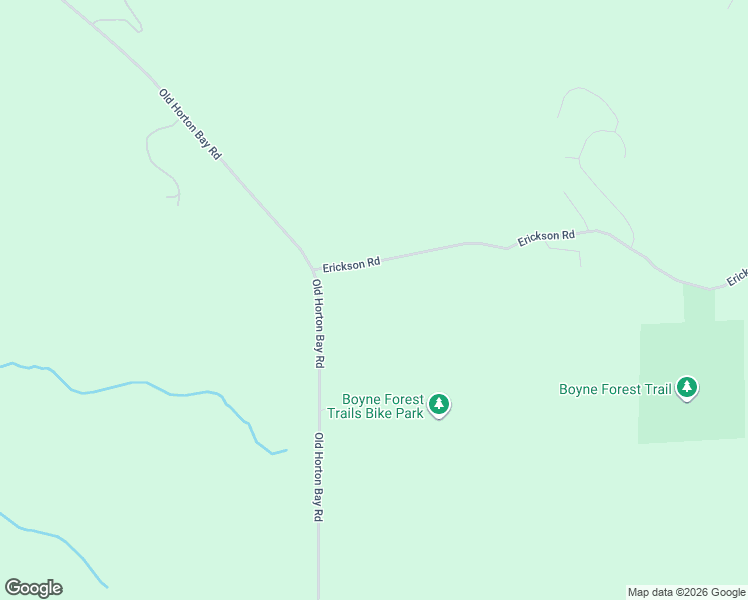 map of restaurants, bars, coffee shops, grocery stores, and more near 2812-3998 Erickson Road in Boyne City