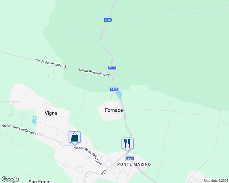 map of restaurants, bars, coffee shops, grocery stores, and more near 19 Via Corio in Città Metropolitana di Torino