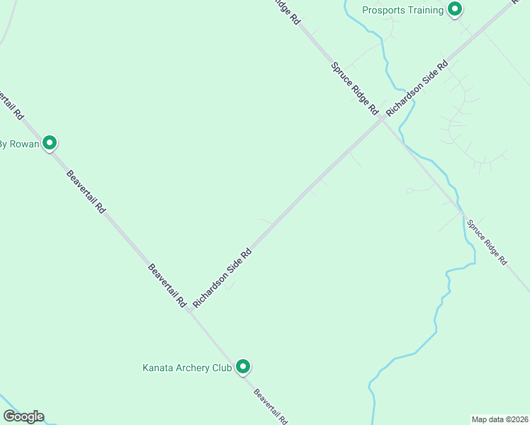 map of restaurants, bars, coffee shops, grocery stores, and more near 2978 Richardson Side Road in Ottawa