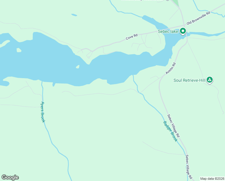 map of restaurants, bars, coffee shops, grocery stores, and more near 73 Sunset Drive in Sebec