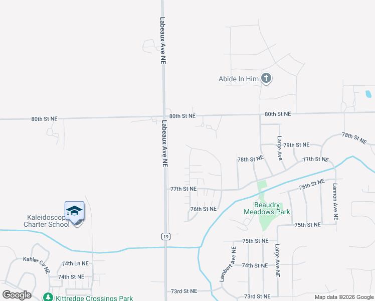 map of restaurants, bars, coffee shops, grocery stores, and more near 7813 Lachman Avenue Northeast in Otsego