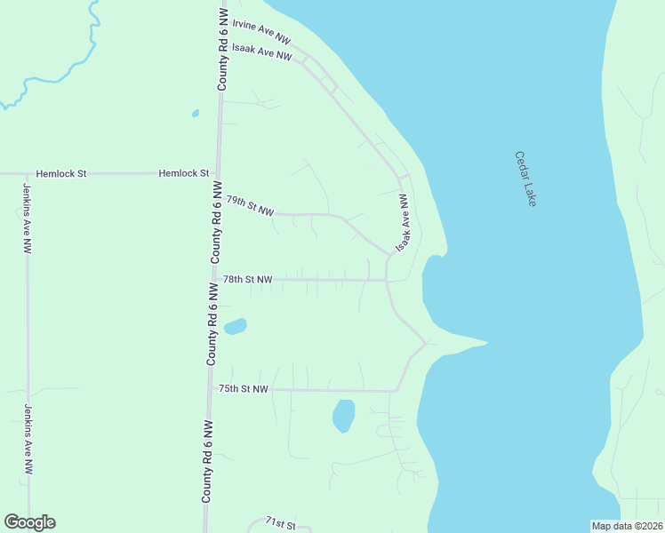 map of restaurants, bars, coffee shops, grocery stores, and more near 8800 78th Street Northwest in Annandale