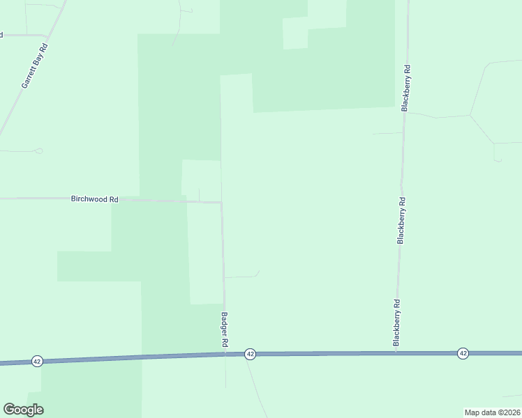 map of restaurants, bars, coffee shops, grocery stores, and more near 12200 Badger Road in Ellison Bay