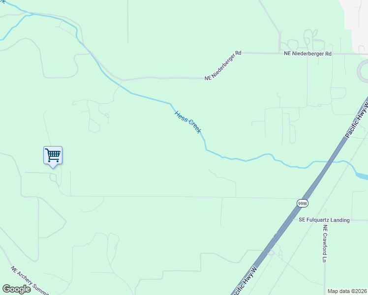 map of restaurants, bars, coffee shops, grocery stores, and more near 19855 Northeast Trunk Road in Dundee