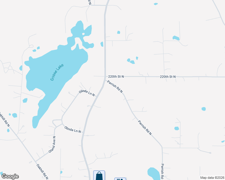 map of restaurants, bars, coffee shops, grocery stores, and more near 21800 Parrish Road North in Scandia