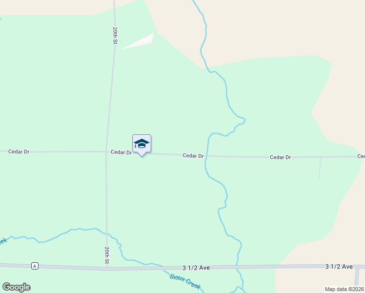 map of restaurants, bars, coffee shops, grocery stores, and more near 2038 Cedar Drive in Chetek