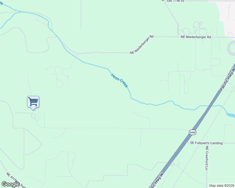 map of restaurants, bars, coffee shops, grocery stores, and more near 19855 Northeast Trunk Road in Dundee