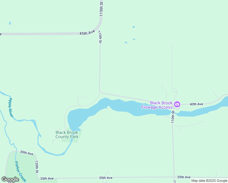 map of restaurants, bars, coffee shops, grocery stores, and more near 1149 40th Avenue in Amery