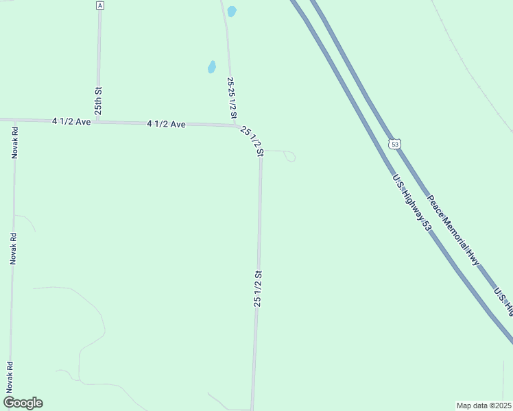 map of restaurants, bars, coffee shops, grocery stores, and more near 387-449 25 1/2 Street in Chetek