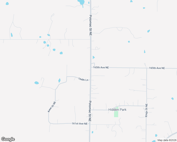 map of restaurants, bars, coffee shops, grocery stores, and more near 16448 Potomac Street Northeast in Forest Lake