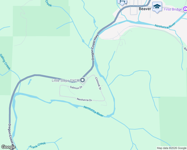 map of restaurants, bars, coffee shops, grocery stores, and more near 25535 Chinook Street in Cloverdale