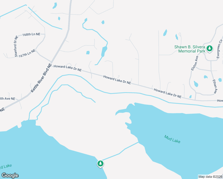 map of restaurants, bars, coffee shops, grocery stores, and more near 9354 Howard Lake Drive Northeast in Forest Lake