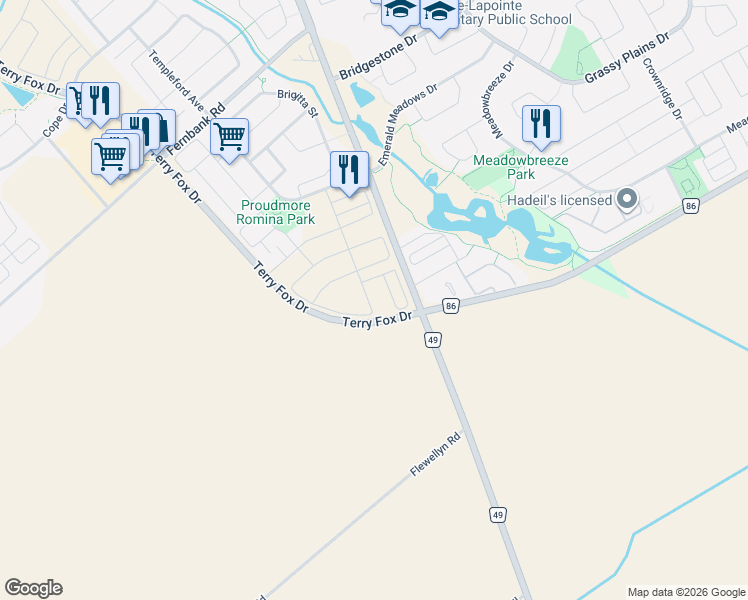 map of restaurants, bars, coffee shops, grocery stores, and more near 301 Monticello Avenue in Ottawa