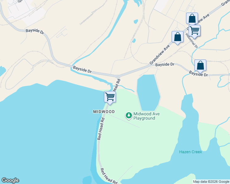 map of restaurants, bars, coffee shops, grocery stores, and more near 61 Red Head Road in Saint John