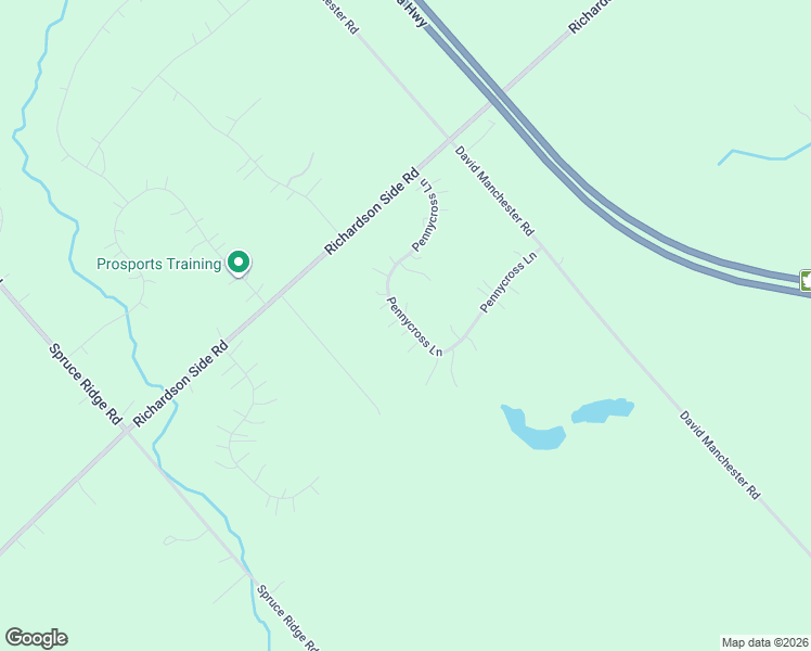 map of restaurants, bars, coffee shops, grocery stores, and more near 568 Pennycross Lane in Ottawa