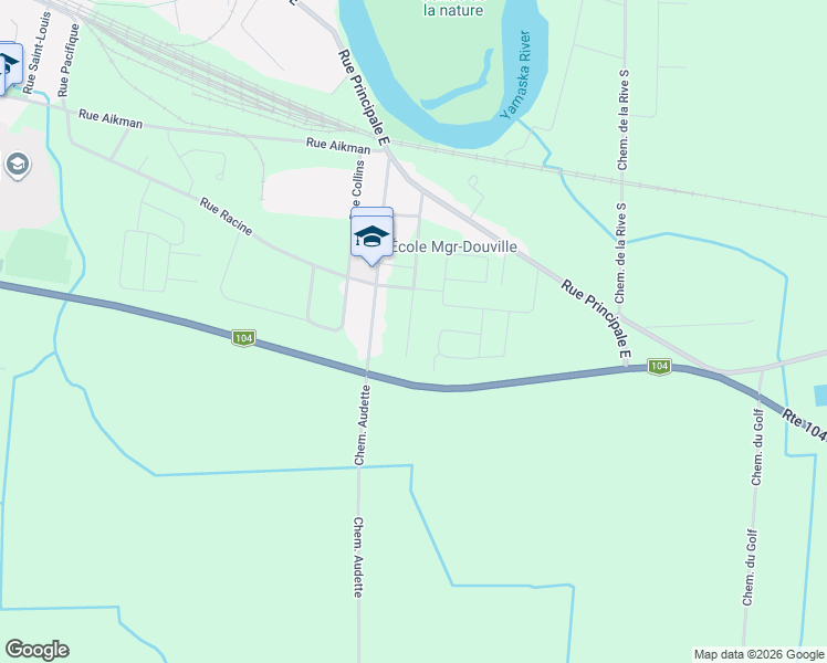 map of restaurants, bars, coffee shops, grocery stores, and more near 361 Rue William in Farnham