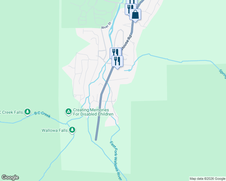 map of restaurants, bars, coffee shops, grocery stores, and more near in Joseph