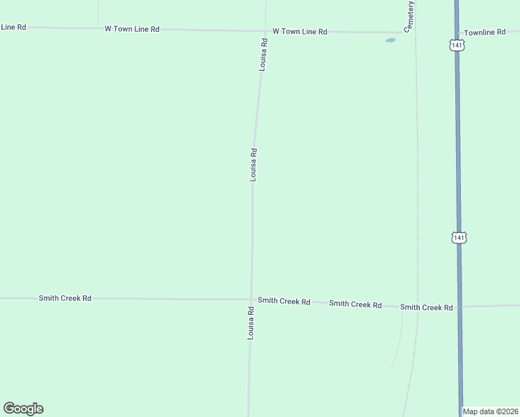 map of restaurants, bars, coffee shops, grocery stores, and more near 8606 Louisa Road in Crivitz