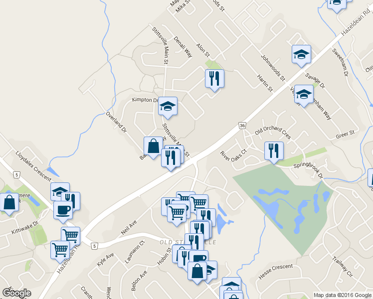 map of restaurants, bars, coffee shops, grocery stores, and more near in Ottawa