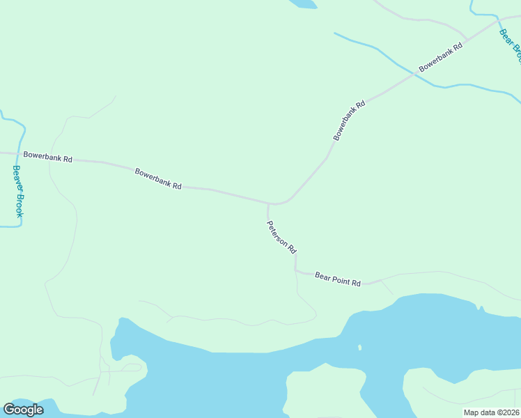 map of restaurants, bars, coffee shops, grocery stores, and more near 429 Bowerbank Road in Bowerbank