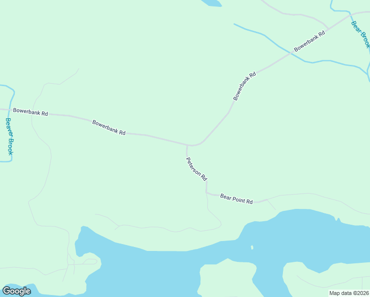 map of restaurants, bars, coffee shops, grocery stores, and more near 429 Bowerbank Road in Bowerbank