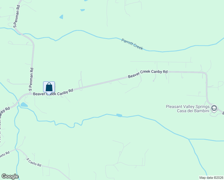 map of restaurants, bars, coffee shops, grocery stores, and more near 12720 South Carus Road in Oregon City