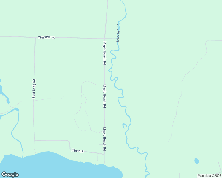 map of restaurants, bars, coffee shops, grocery stores, and more near 8762 Maple Beach Road in Wausaukee