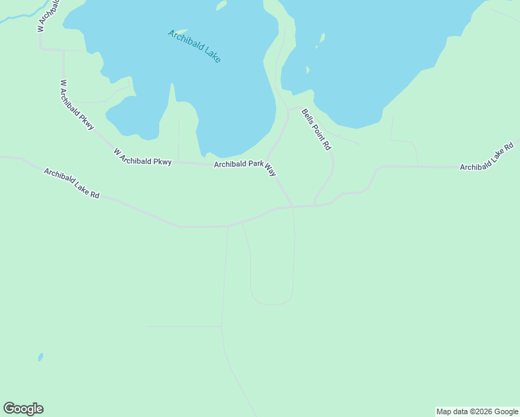 map of restaurants, bars, coffee shops, grocery stores, and more near 16563 Archibald Lake Road in Townsend