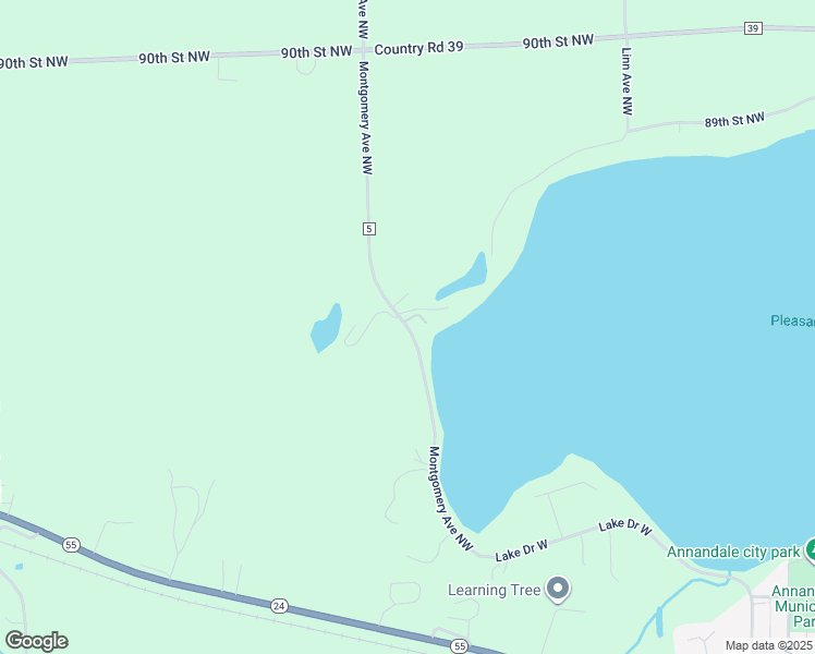 map of restaurants, bars, coffee shops, grocery stores, and more near Montgomery Avenue Northwest in Annandale
