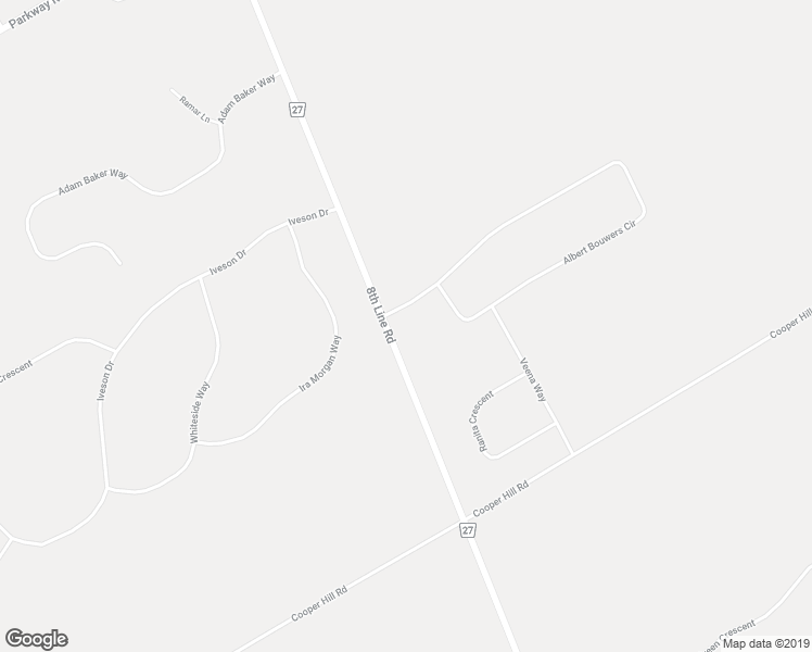 map of restaurants, bars, coffee shops, grocery stores, and more near 1719 8th Line Road in Ottawa