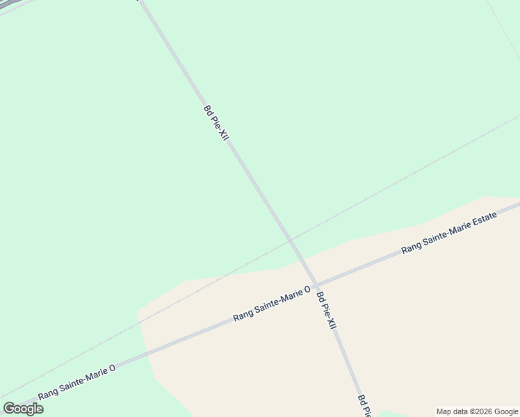 map of restaurants, bars, coffee shops, grocery stores, and more near 555 Boulevard Pie-XII in Salaberry-de-Valleyfield