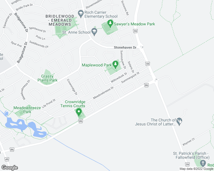 map of restaurants, bars, coffee shops, grocery stores, and more near 630 Silver Spruce Way in Ottawa