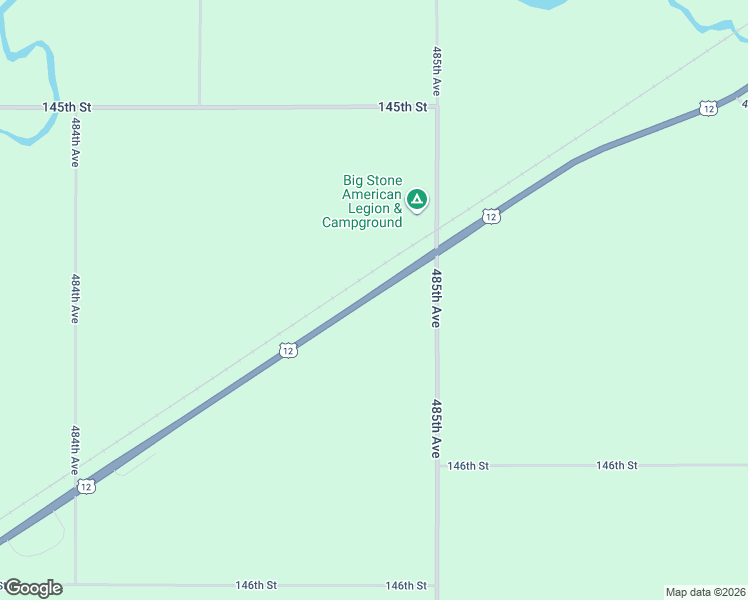 map of restaurants, bars, coffee shops, grocery stores, and more near 48455 U.S. 12 in Big Stone City