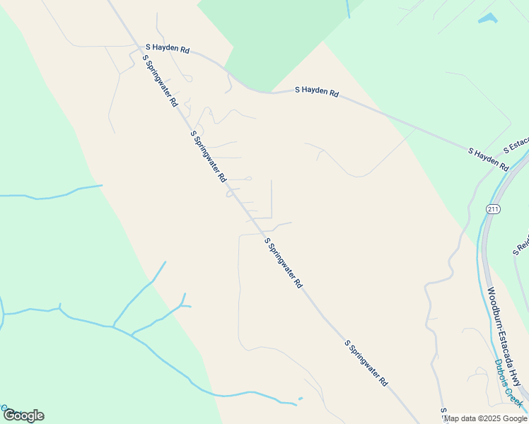 map of restaurants, bars, coffee shops, grocery stores, and more near 22690 South Springwater Road in Estacada