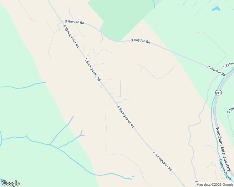 map of restaurants, bars, coffee shops, grocery stores, and more near 22690 South Springwater Road in Estacada