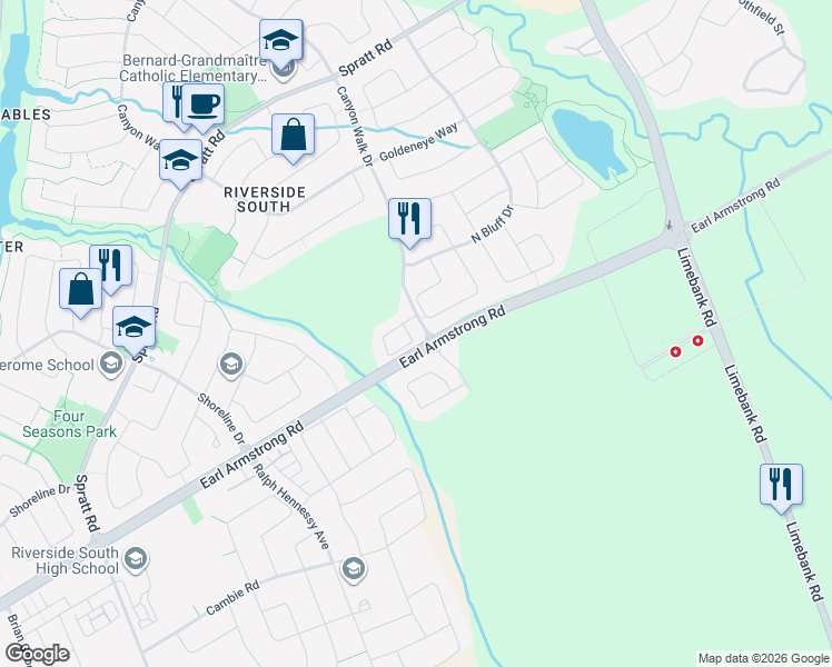 map of restaurants, bars, coffee shops, grocery stores, and more near in Ottawa