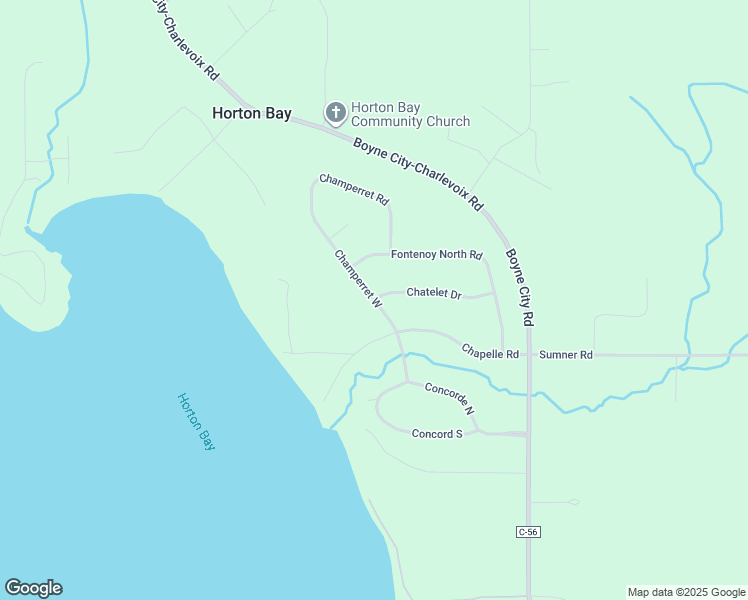 map of restaurants, bars, coffee shops, grocery stores, and more near 4201 Champerret West in Boyne City