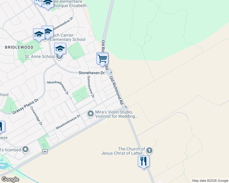 map of restaurants, bars, coffee shops, grocery stores, and more near 429 Rosingdale Street in Ottawa