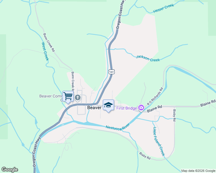 map of restaurants, bars, coffee shops, grocery stores, and more near 24215 U.S. 101 South in Cloverdale