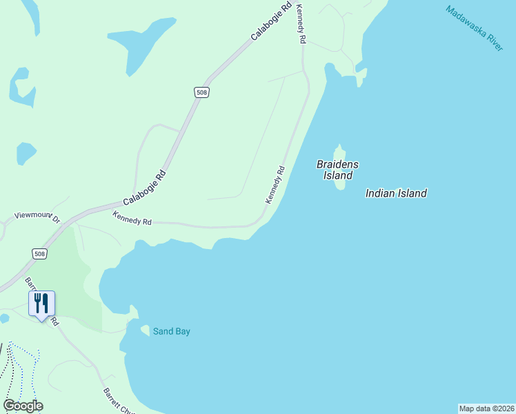 map of restaurants, bars, coffee shops, grocery stores, and more near 371 Kennedy Road in Calabogie
